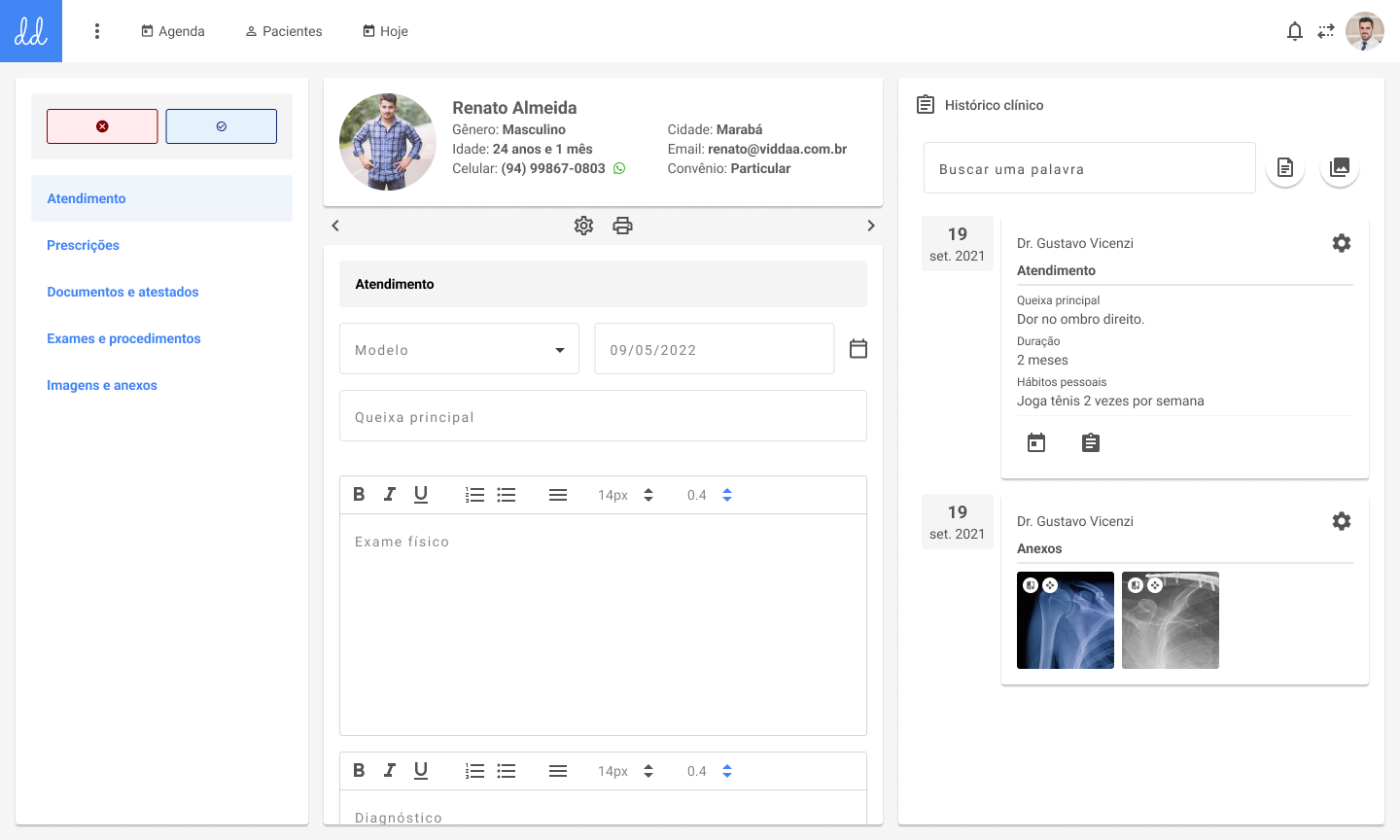 Viddaa - Prontuário Eletrônico